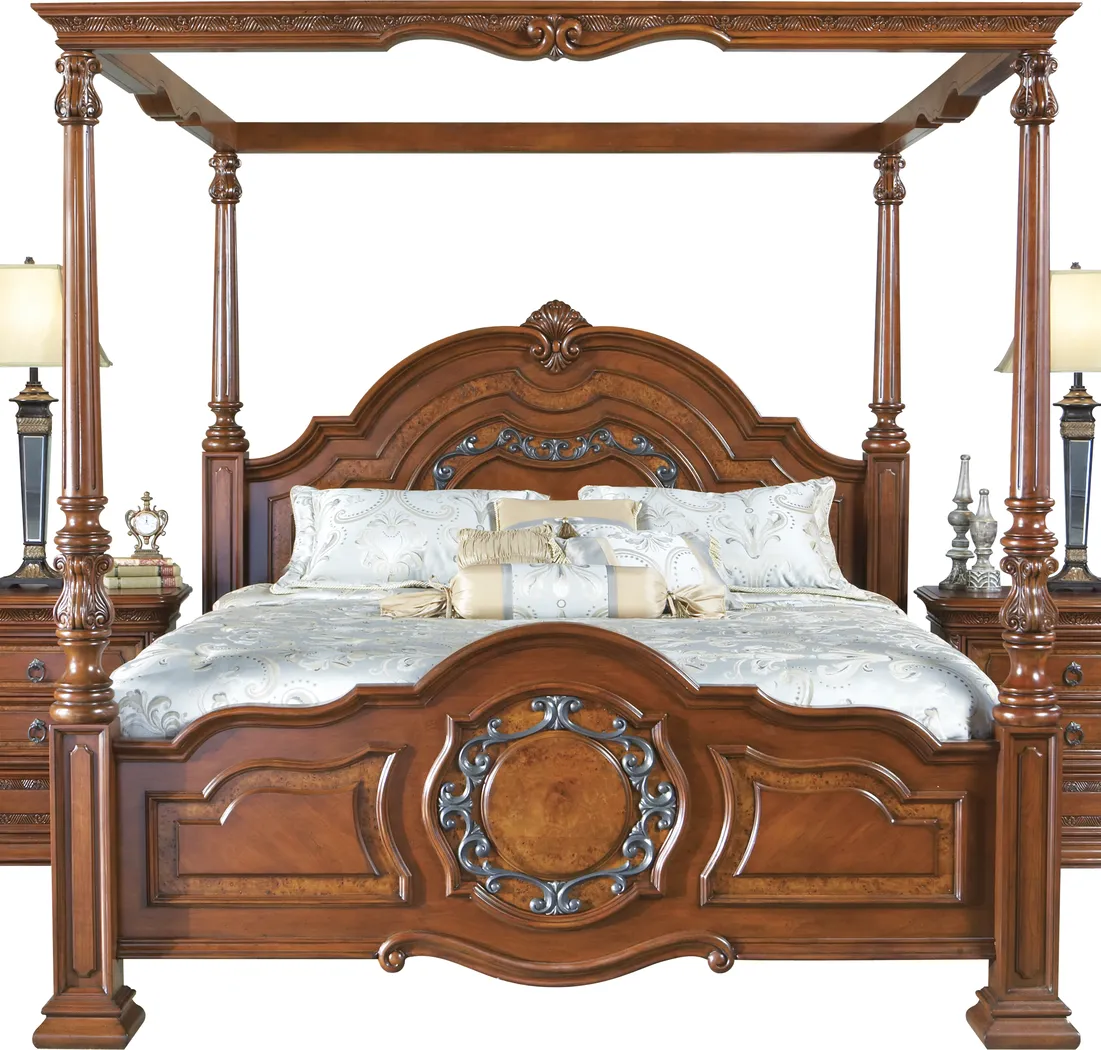 Corso Canopy 4 Pc King Bed - Thumbnail - Image 2