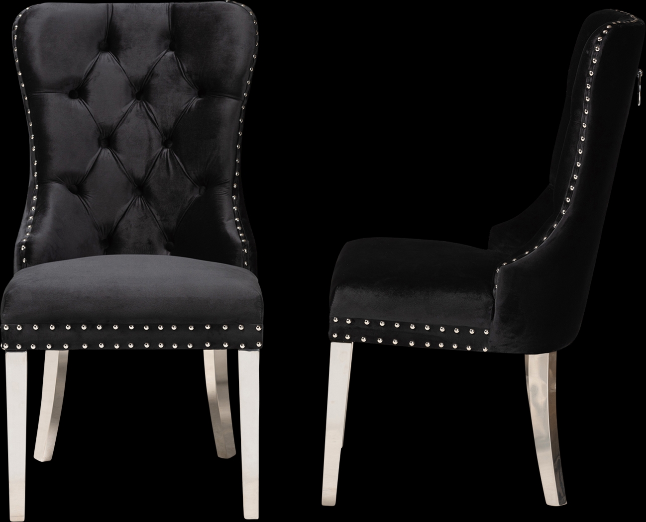 Corsten Black Side Chair, Set of 2 - Thumbnail - Image 5