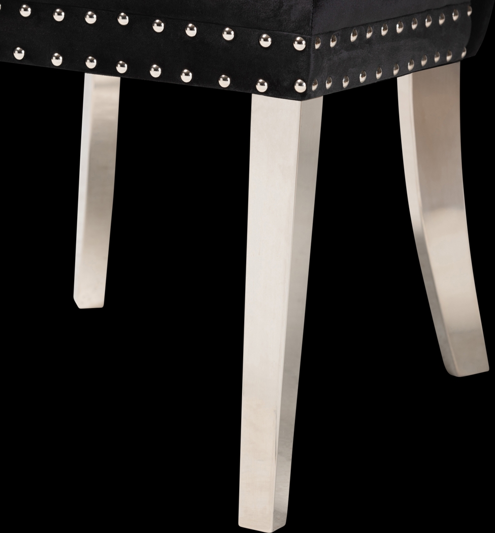 Corsten Black Side Chair, Set of 2 - Thumbnail - Image 7