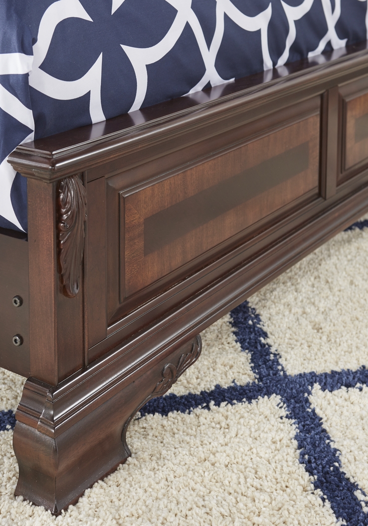 Cortinella Cherry 5 Pc King Panel Bedroom - Thumbnail - Image 5