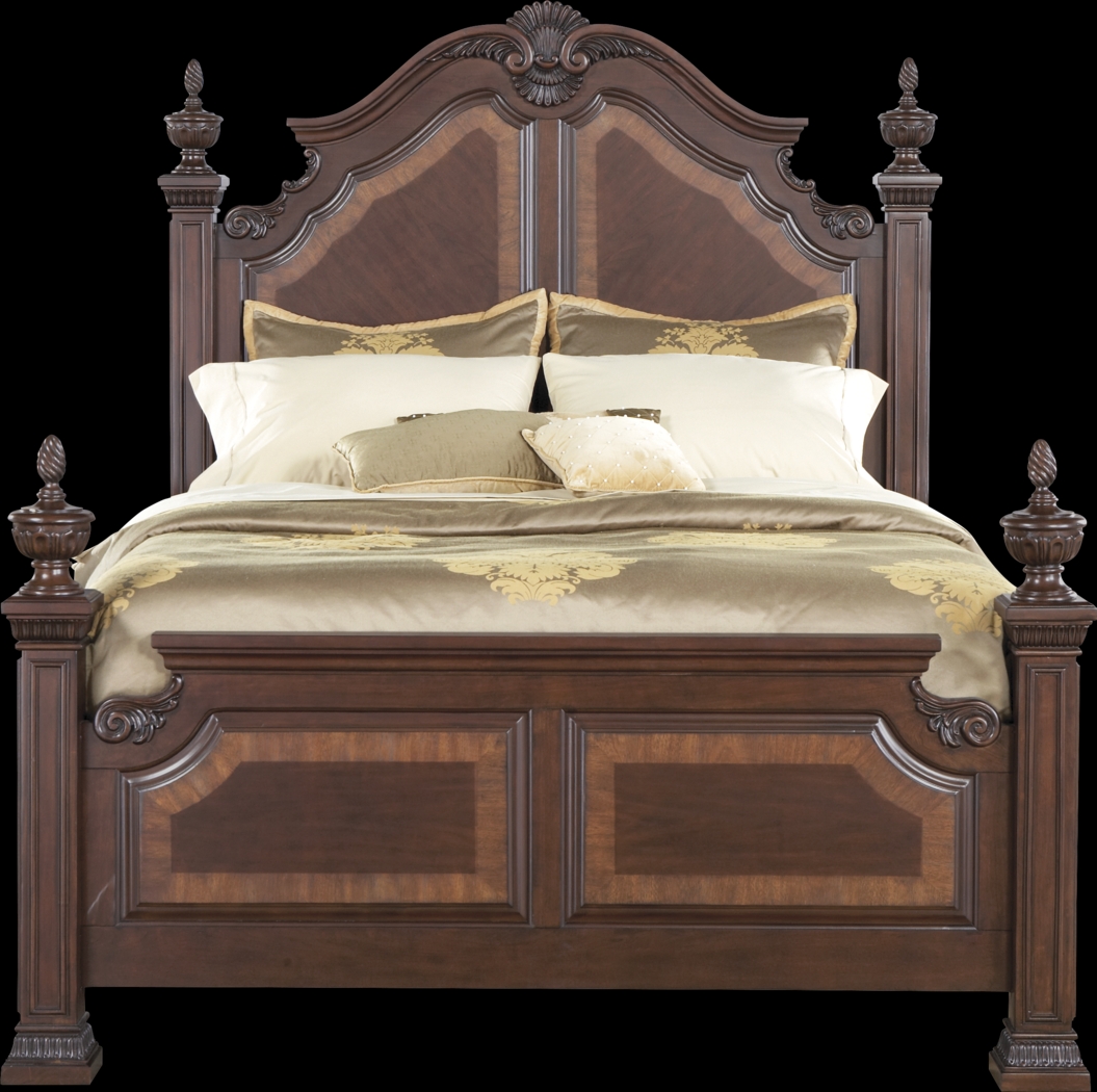 Cortinella Cherry 5 Pc King Poster Bedroom - Thumbnail - Image 3