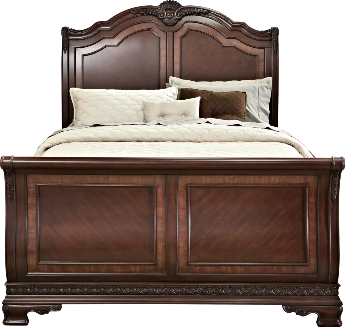 Cortinella Cherry 7 Pc King Sleigh Bedroom - Thumbnail - Image 3