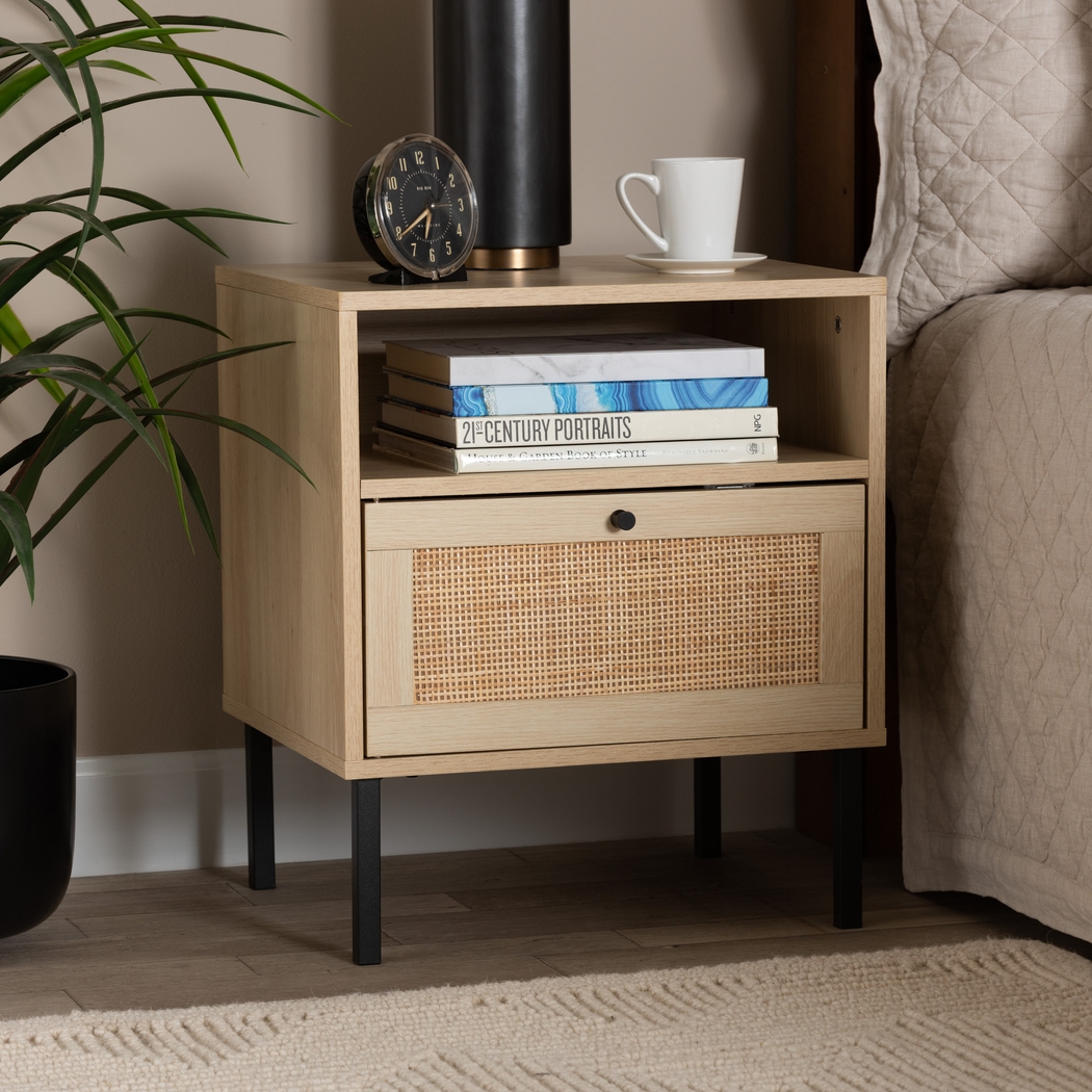 Corunna III Brown Nightstand - Thumbnail - Image 2