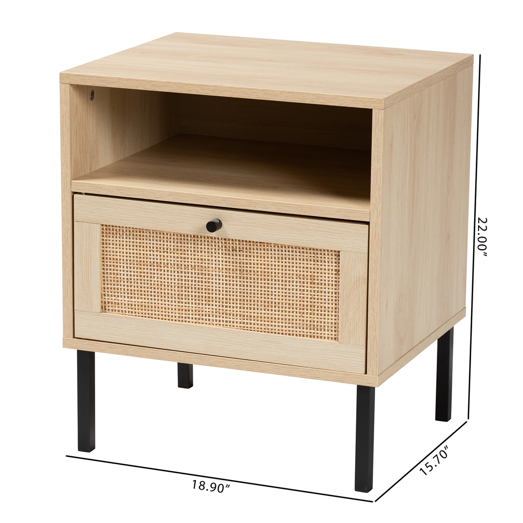 Corunna III Brown Nightstand - Thumbnail - Image 10