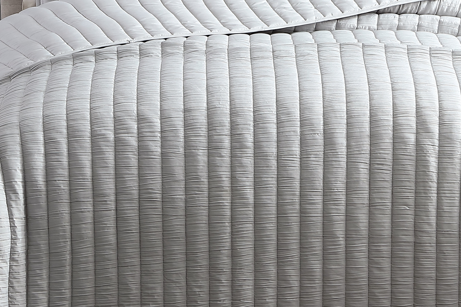 Corvair Light Gray 3 Pc King Coverlet Set - Thumbnail - Image 2