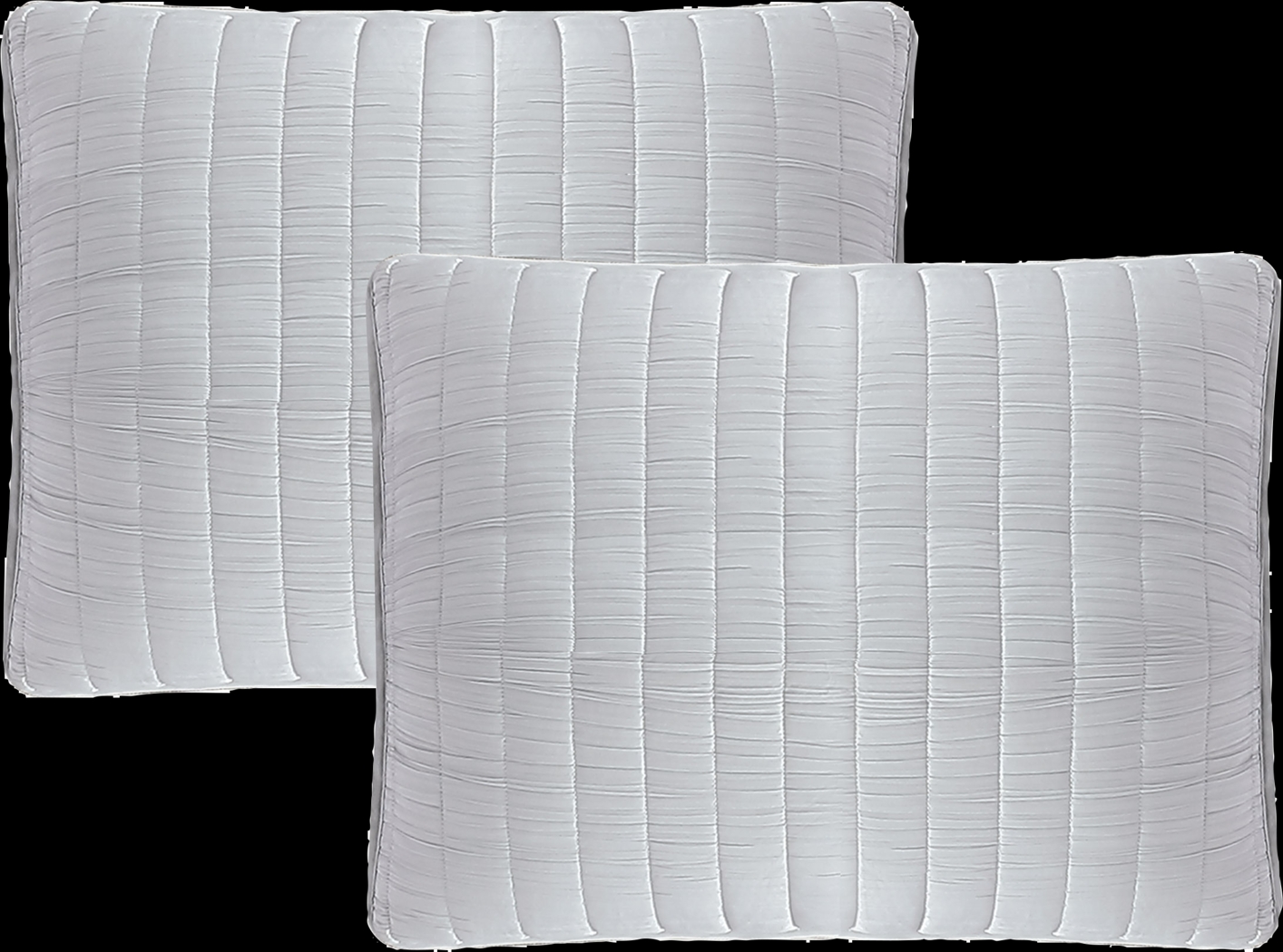 Corvair Light Gray 3 Pc Queen Coverlet Set - Thumbnail - Image 3