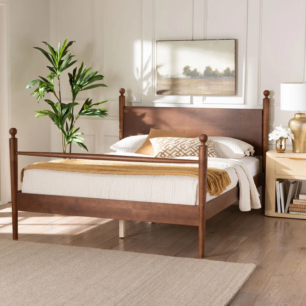 Corydal Brown Queen Bed - Thumbnail - Image 2