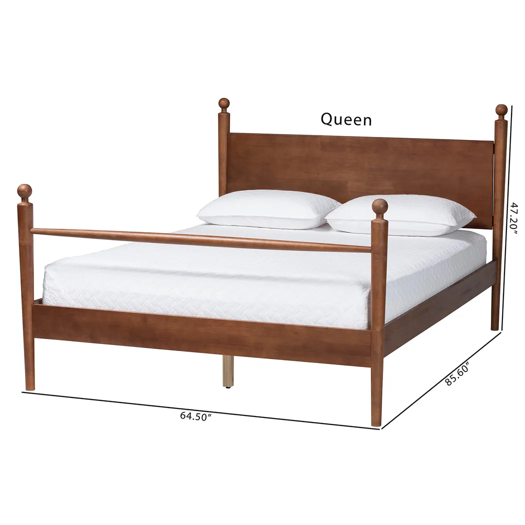 Corydal Brown Queen Bed - Thumbnail - Image 3