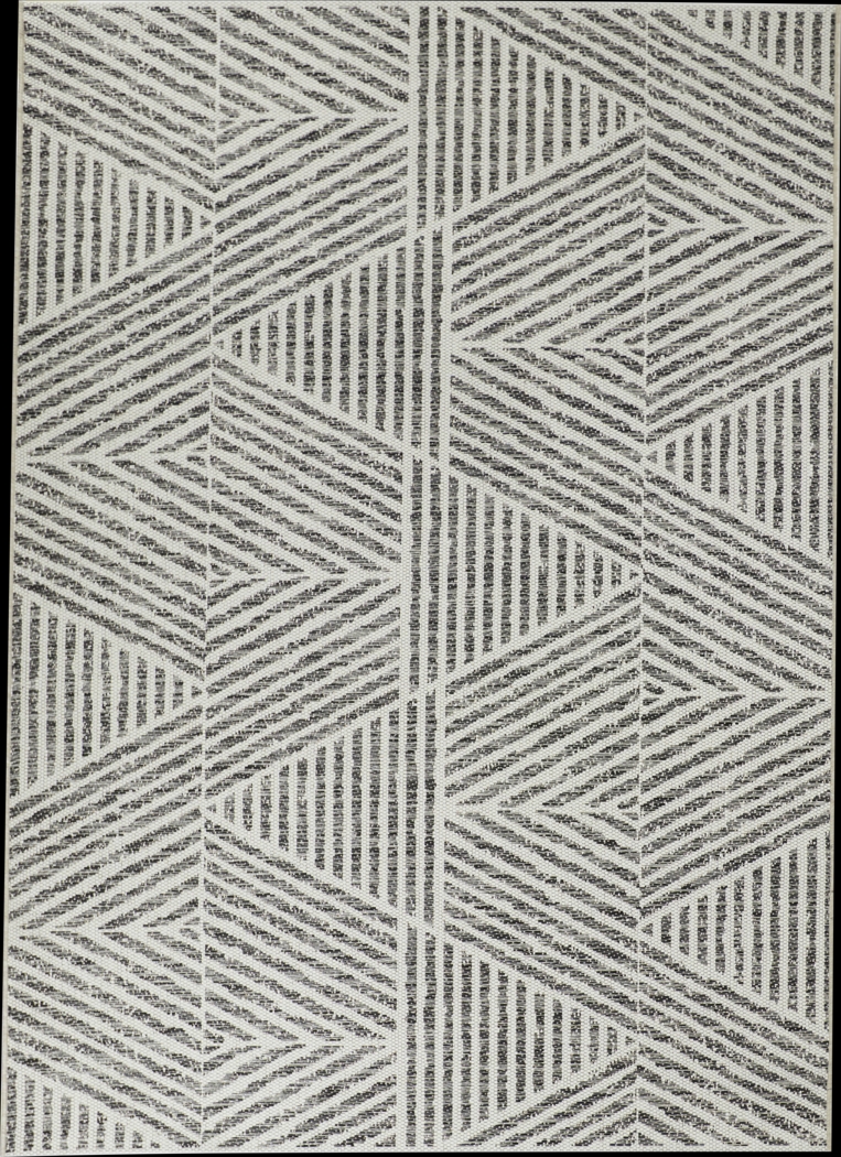 Cosgrove Gray 7'10 x 10' Indoor/Outdoor Rug - Thumbnail - Image 1