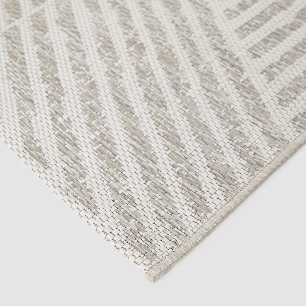 Cosgrove Light Taupe 7'10 x 10' Indoor/Outdoor Rug - Thumbnail - Image 4