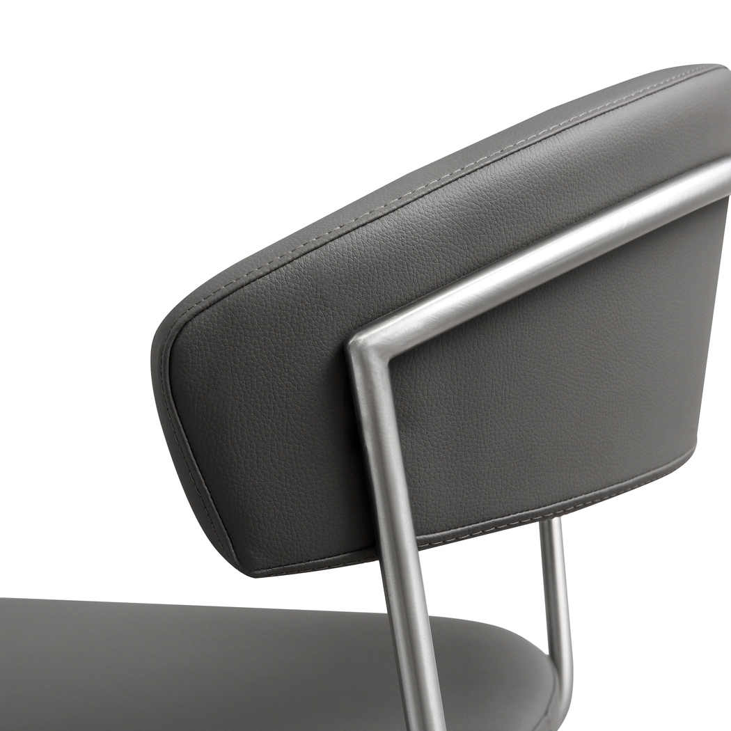 Cosmo Gray Adjustable Swivel Barstool - Thumbnail - Image 2