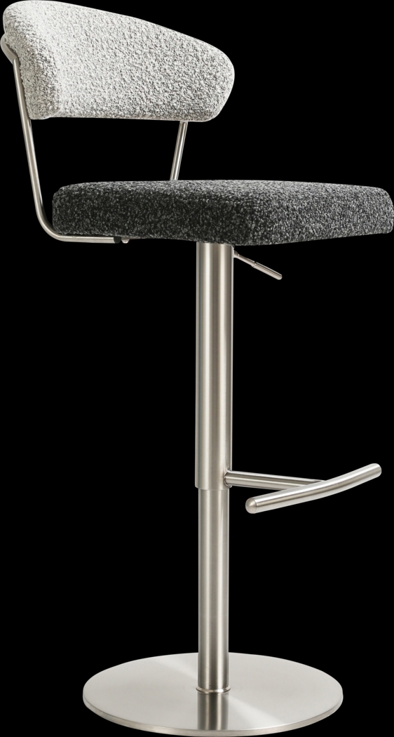 Cosmo II Black Adjustable Stool - Thumbnail - Image 1