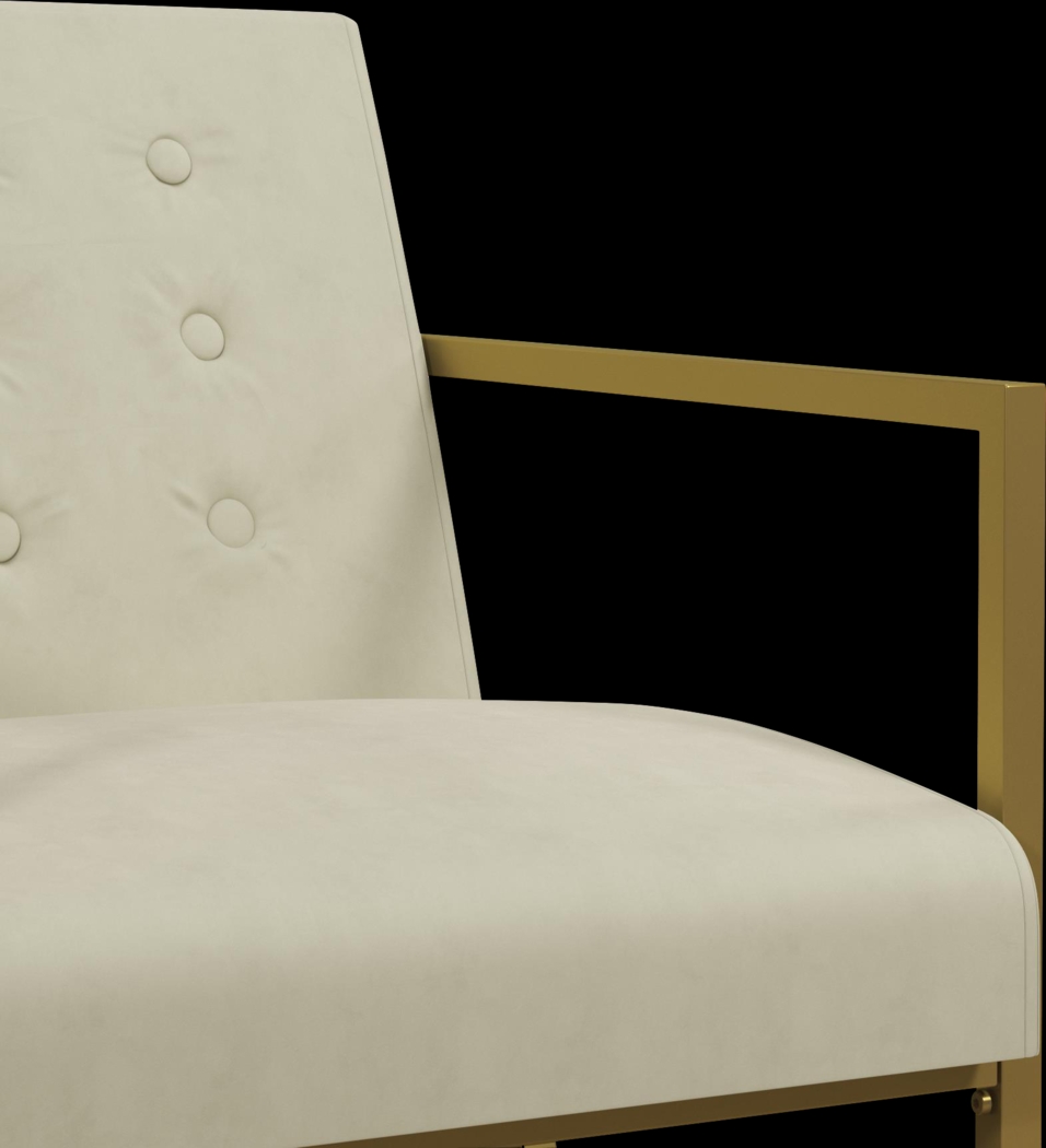 CosmoLiving Lexington Park Modern Chair Beige - Thumbnail - Image 4