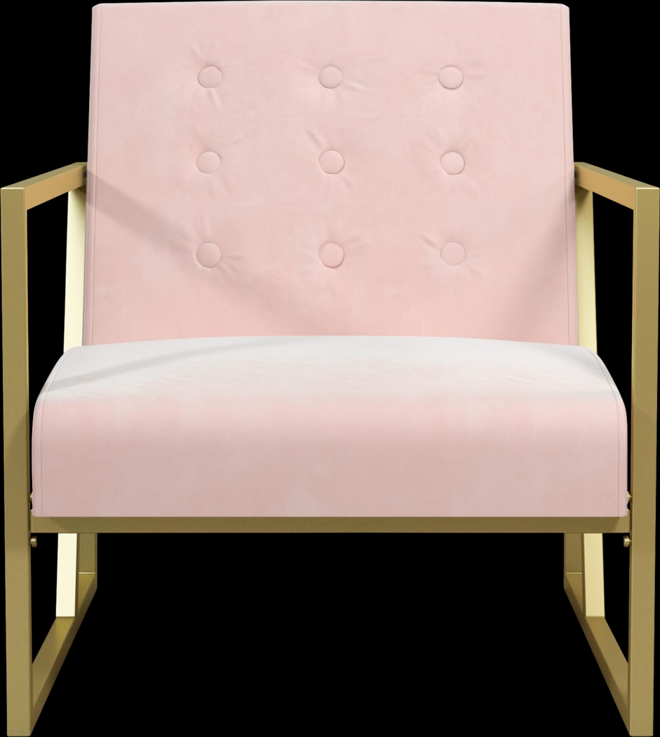 CosmoLiving Lexington Park Modern Chair Pink - Thumbnail - Image 3