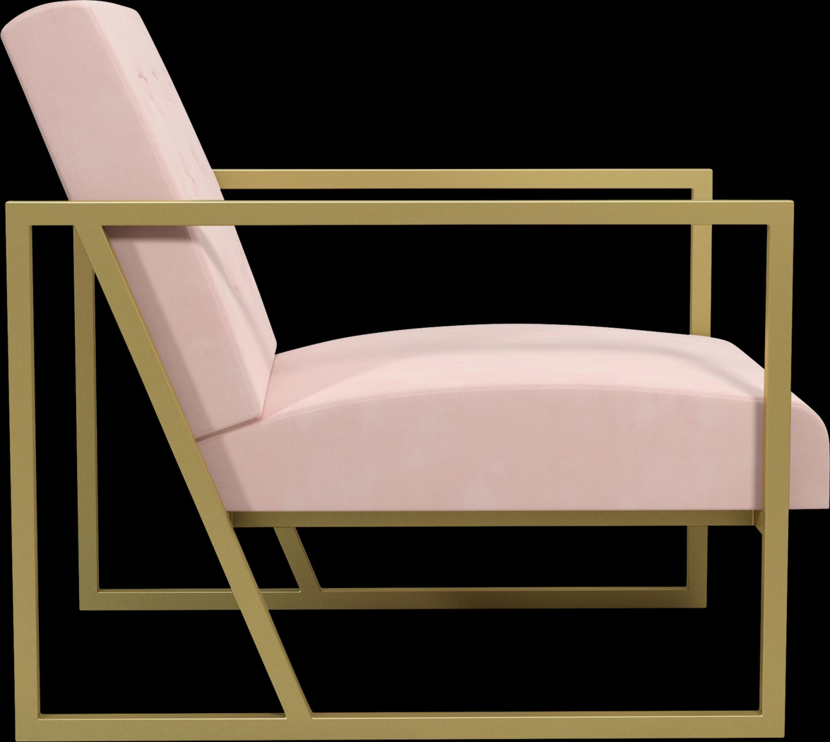 CosmoLiving Lexington Park Modern Chair Pink - Thumbnail - Image 4