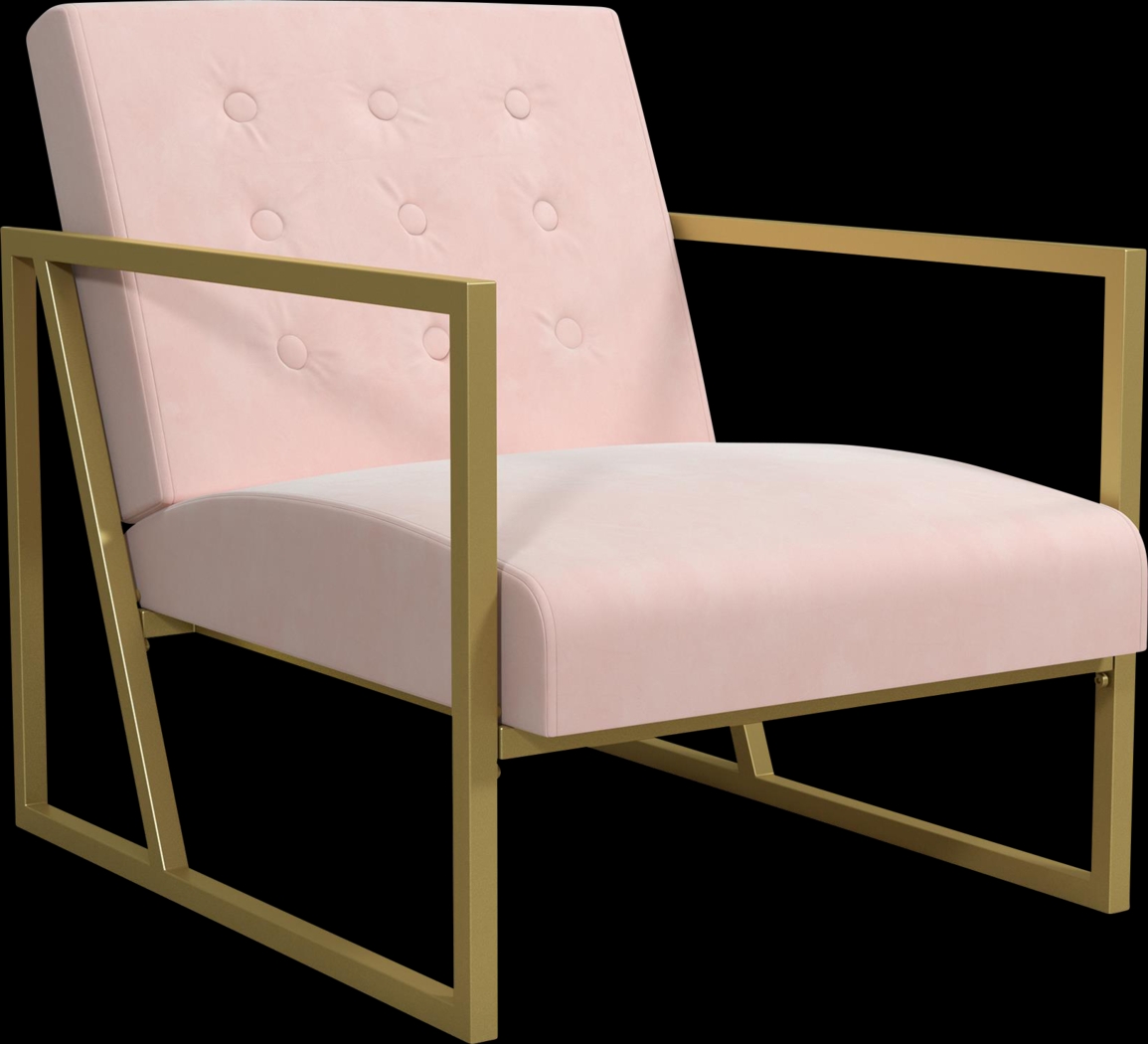 CosmoLiving Lexington Park Modern Chair Pink - Thumbnail - Image 1