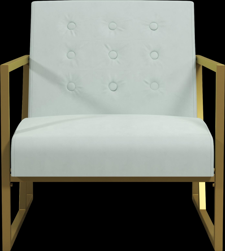 CosmoLiving Lexington Park Modern Chair Teal - Thumbnail - Image 3