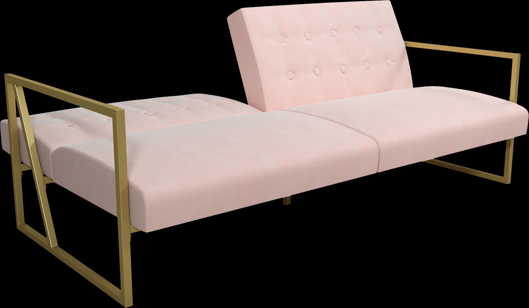 CosmoLiving Lexington Park Modern Pink Daybed - Thumbnail - Image 3