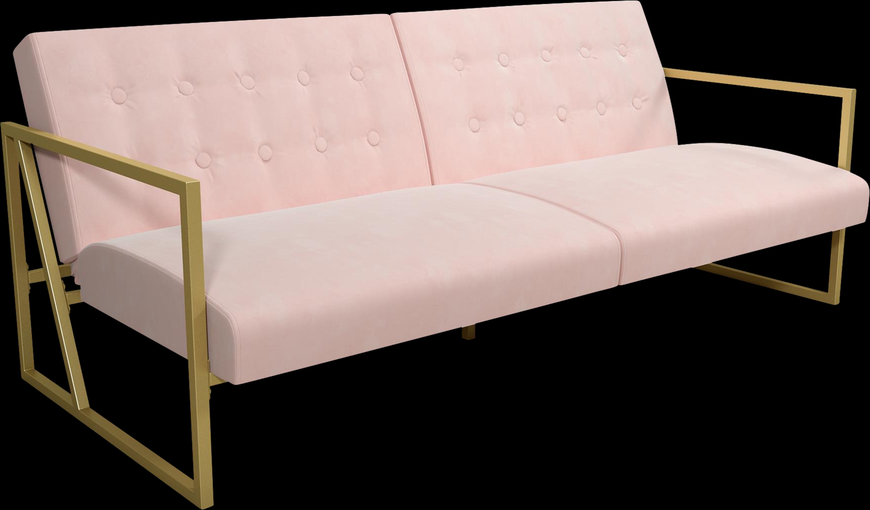 CosmoLiving Lexington Park Modern Pink Daybed - Thumbnail - Image 1