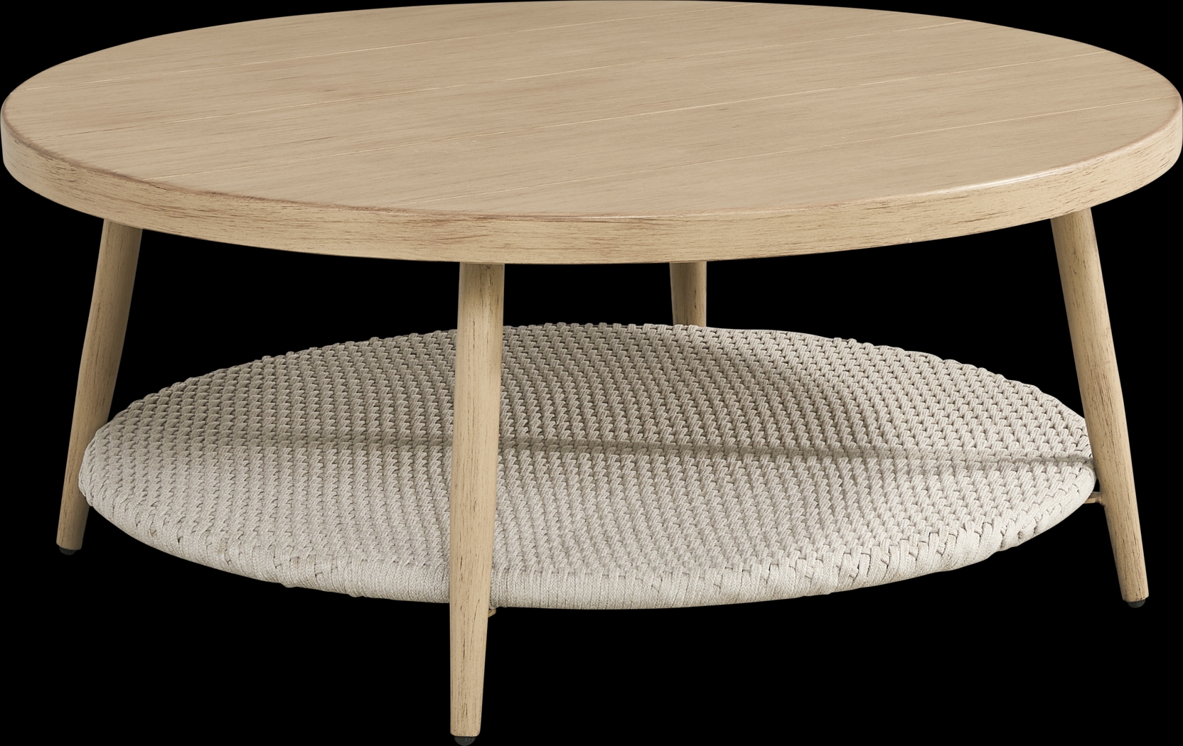 Costa Mesa Natural Outdoor Cocktail Table - Thumbnail - Image 1