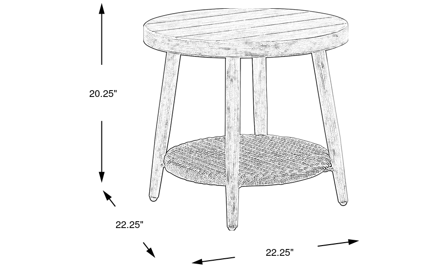 Dimension Image. Please refer to the Dimension Tab on this page for dimension details.