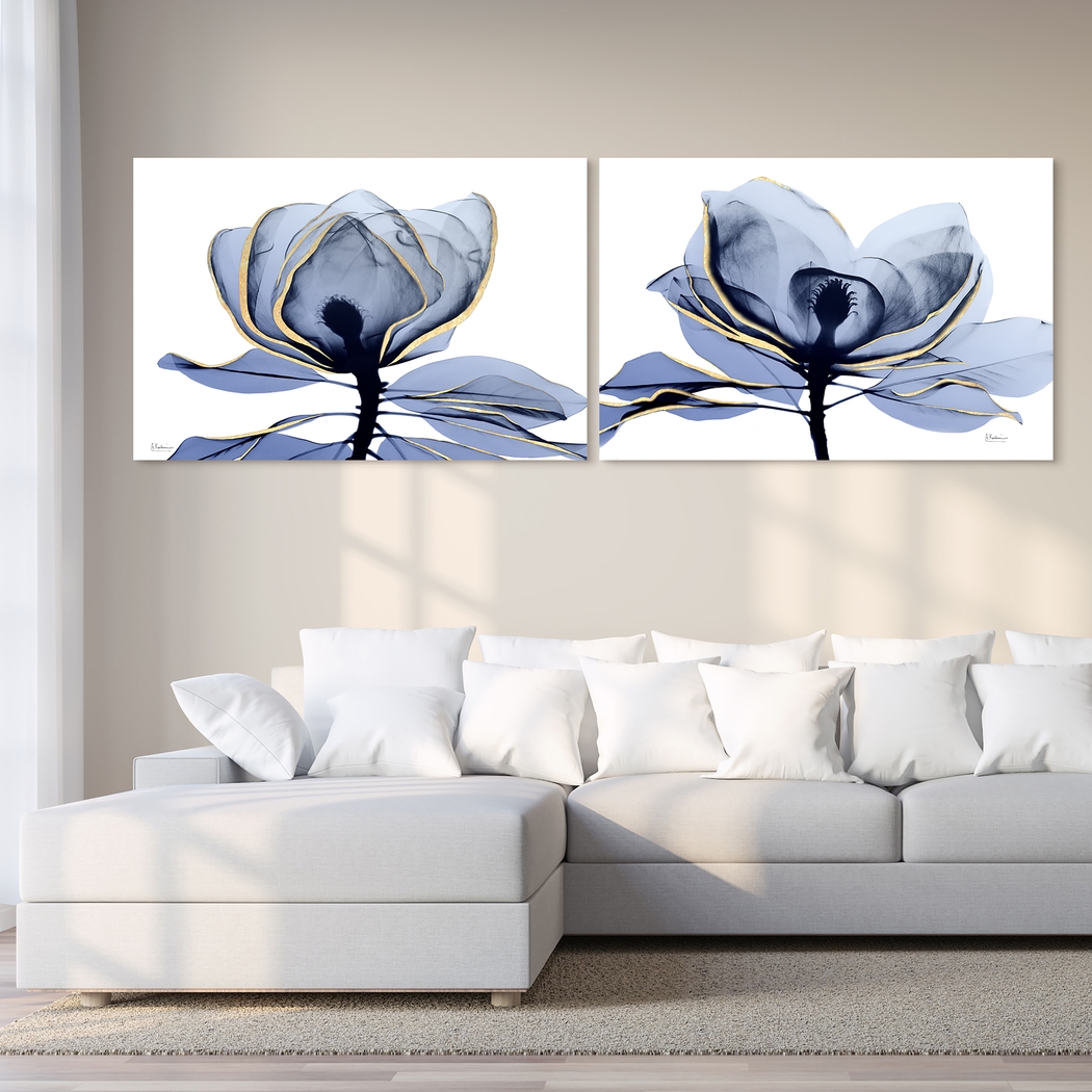 Costales Blue Artwork, Set of 2 - Thumbnail - Image 3