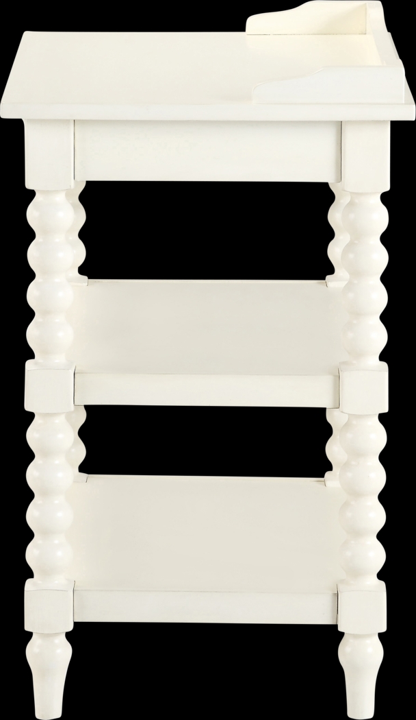 Costine White End Table - Thumbnail - Image 3