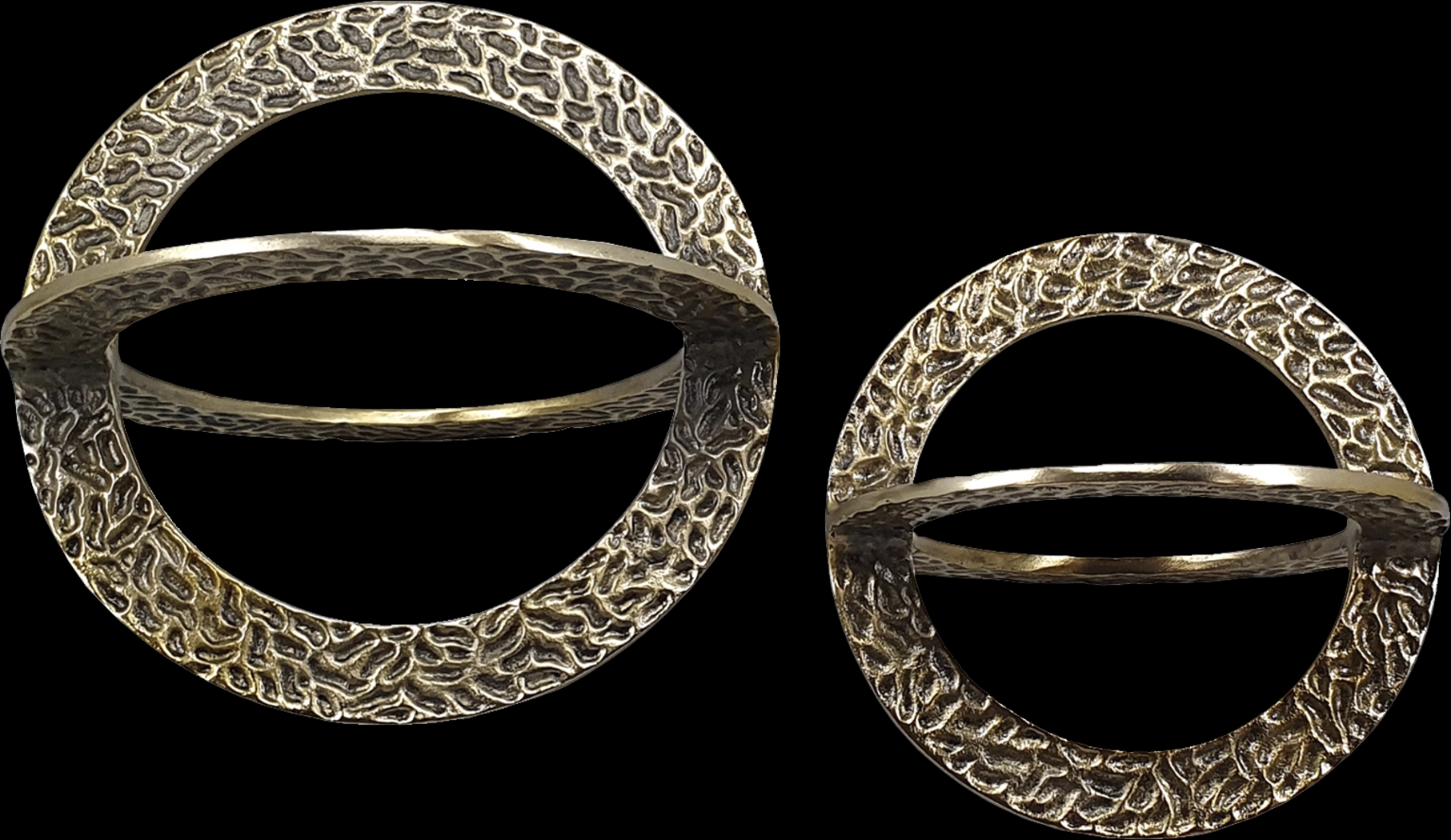 Cosumnes Bronze Ring, Set of 2 - Thumbnail - Image 3