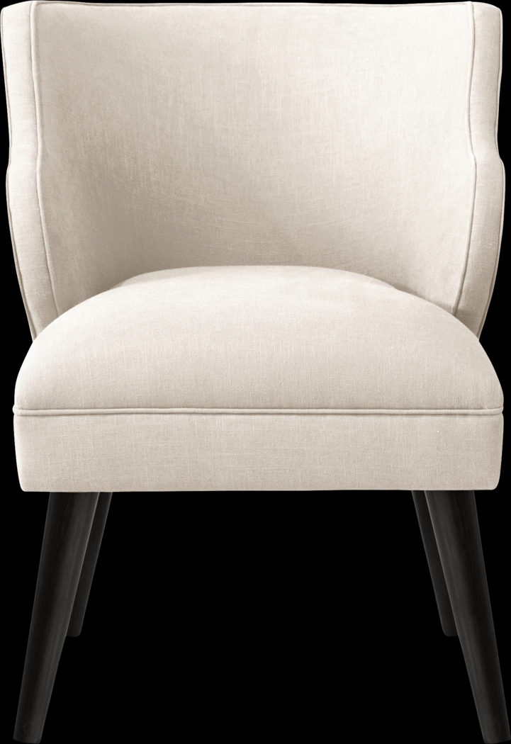 Cottage Charm Ivory Accent Chair - Thumbnail - Image 2