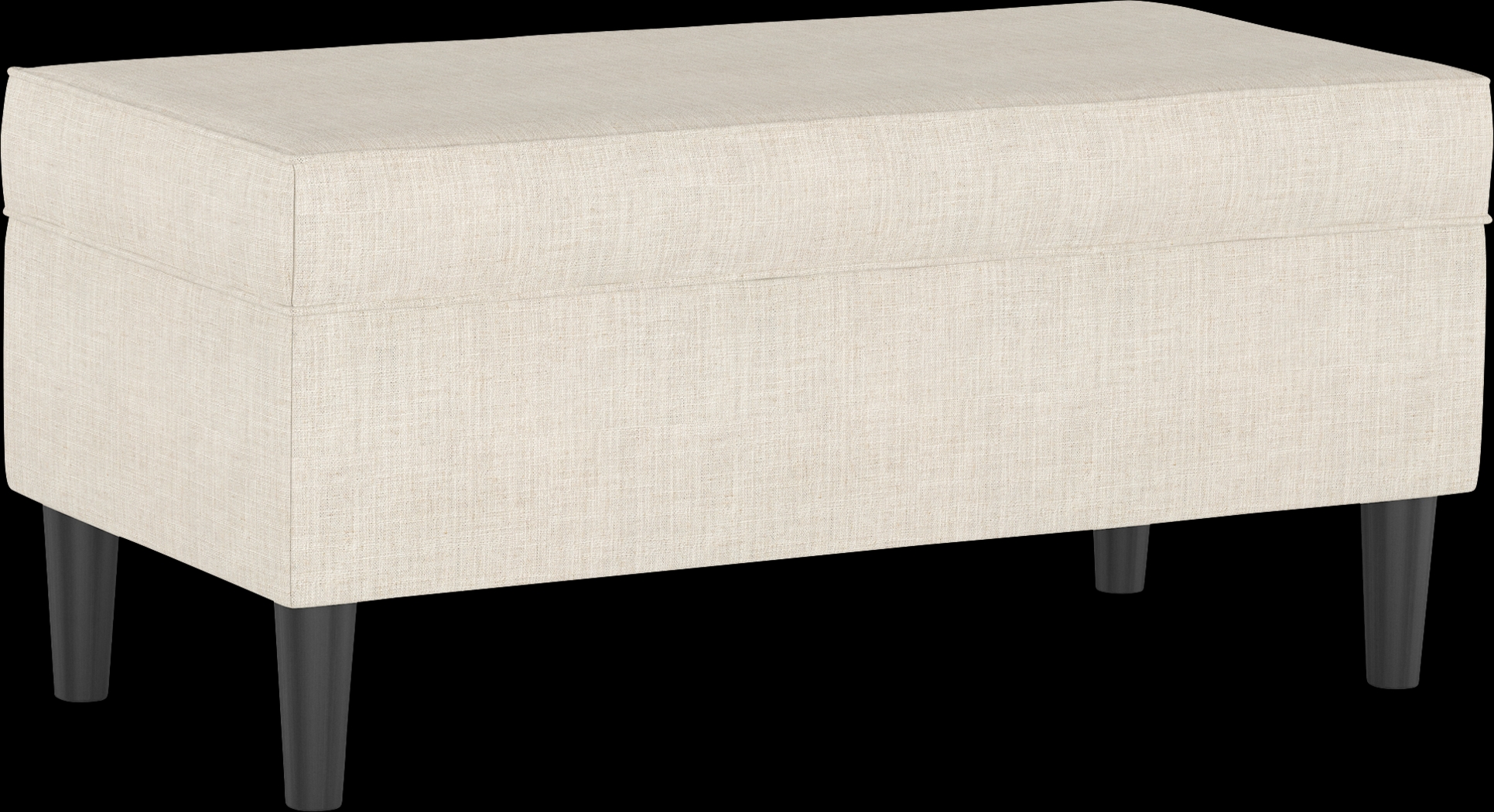 Cottage Charm Ivory Storage Bench - Thumbnail - Image 1