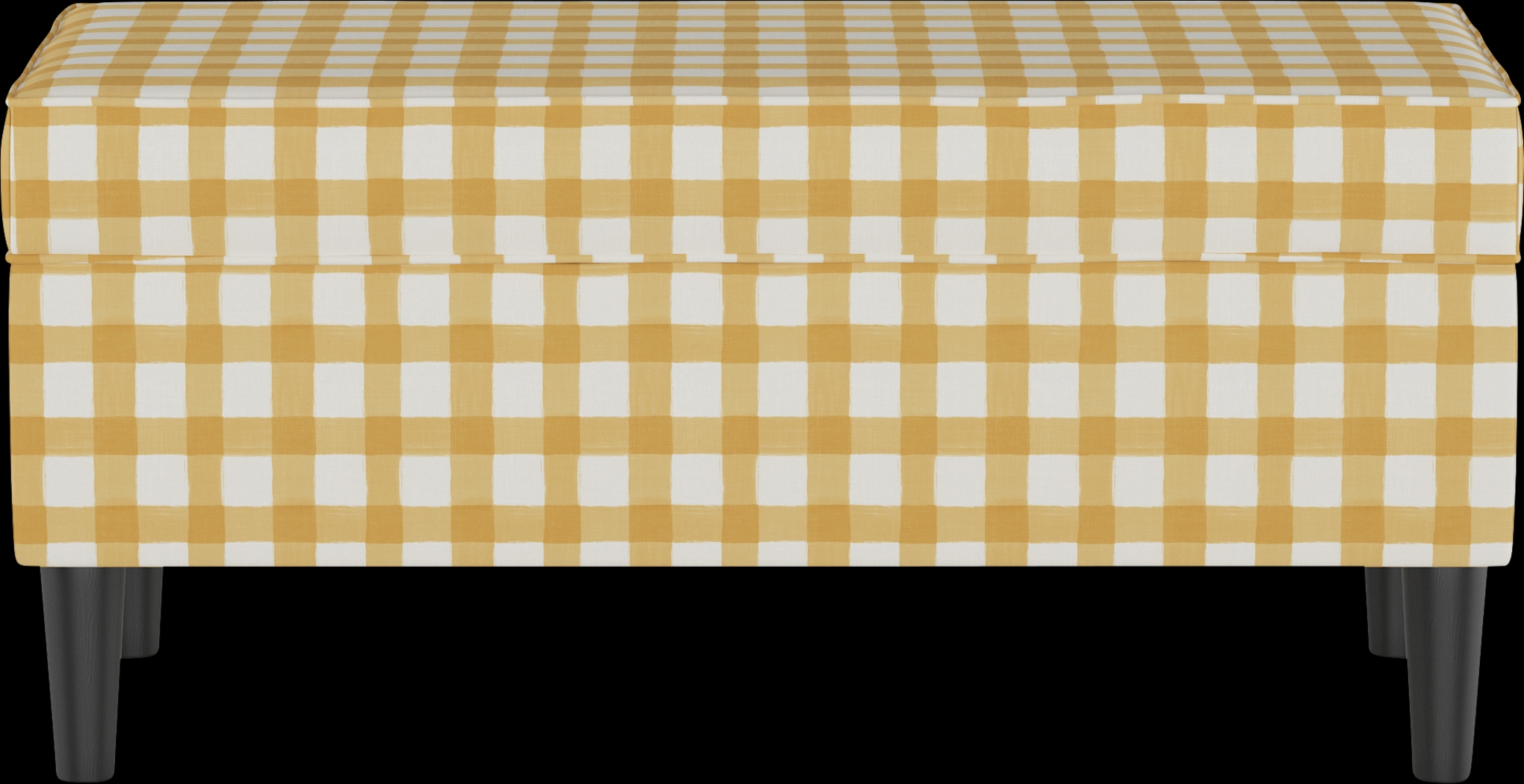 Cottage Charm Yellow Storage Bench - Thumbnail - Image 2