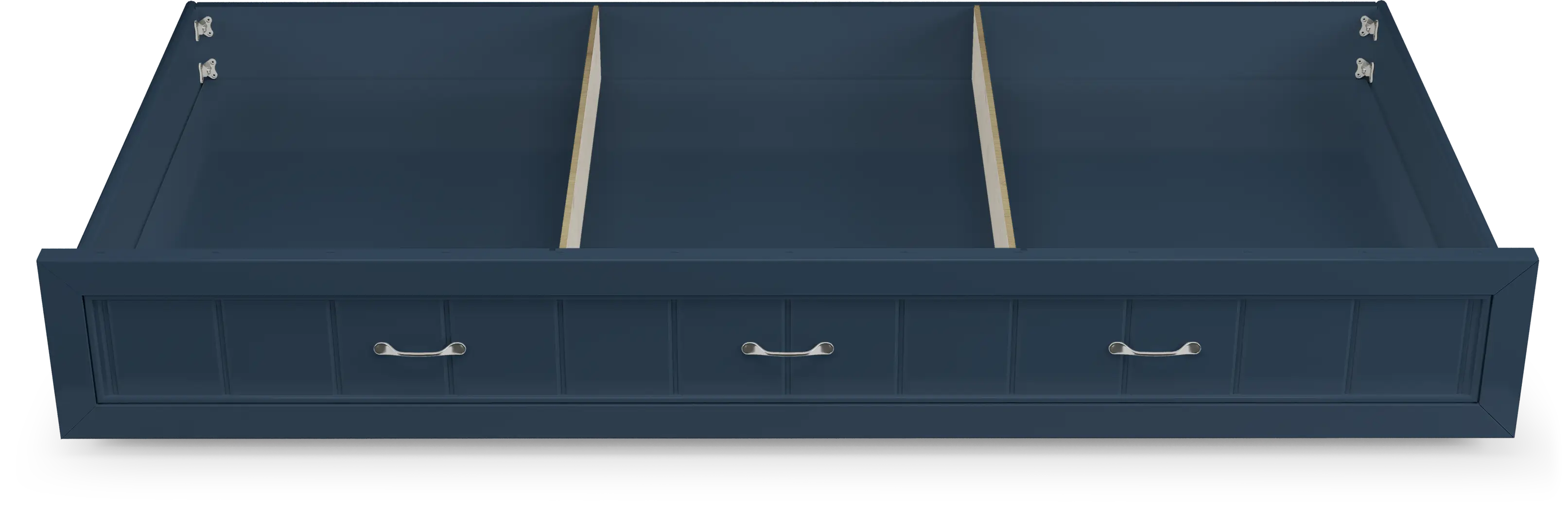 Kids Cottage Colors Navy Twin Storage Trundle - Thumbnail - Image 3