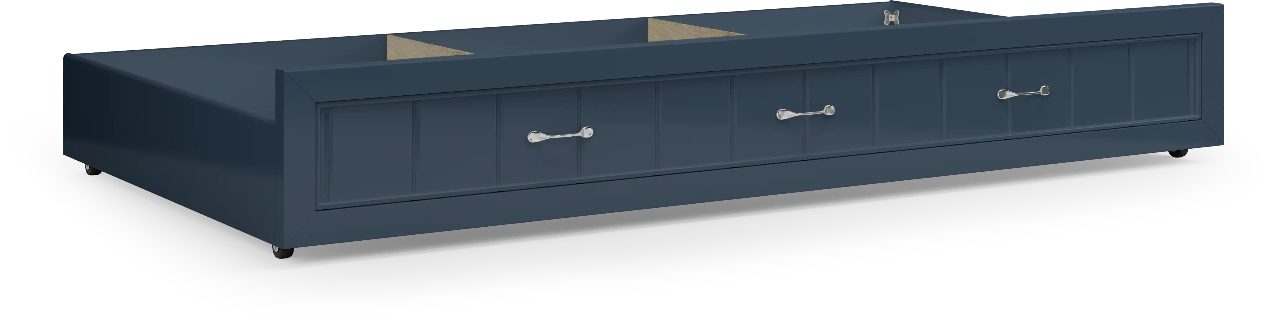 Kids Cottage Colors Navy Twin Storage Trundle - Thumbnail - Image 1