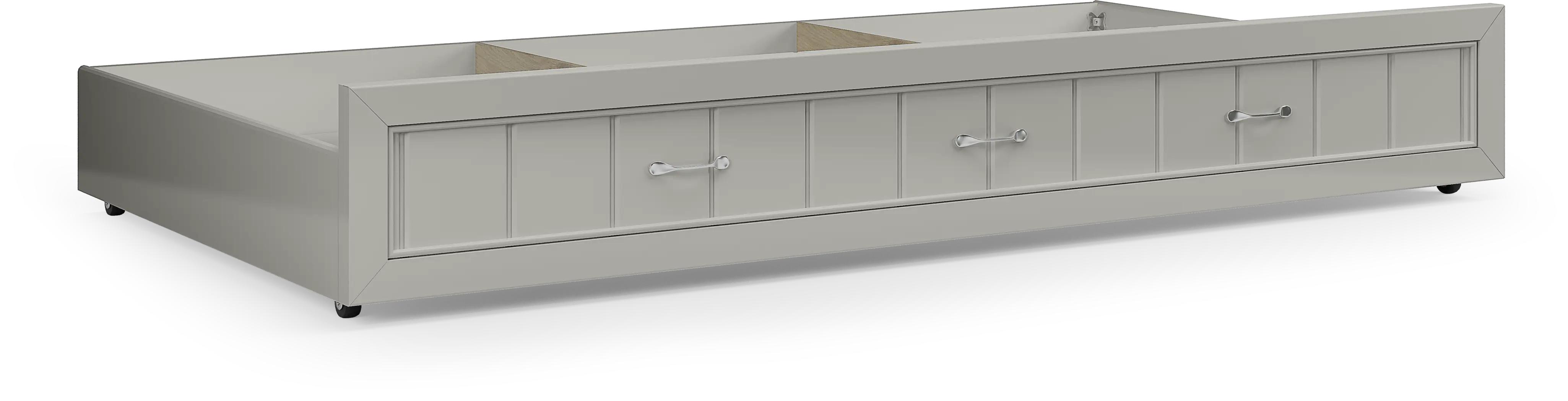 Kids Cottage Colors Gray Twin Storage Trundle - Thumbnail - Image 1
