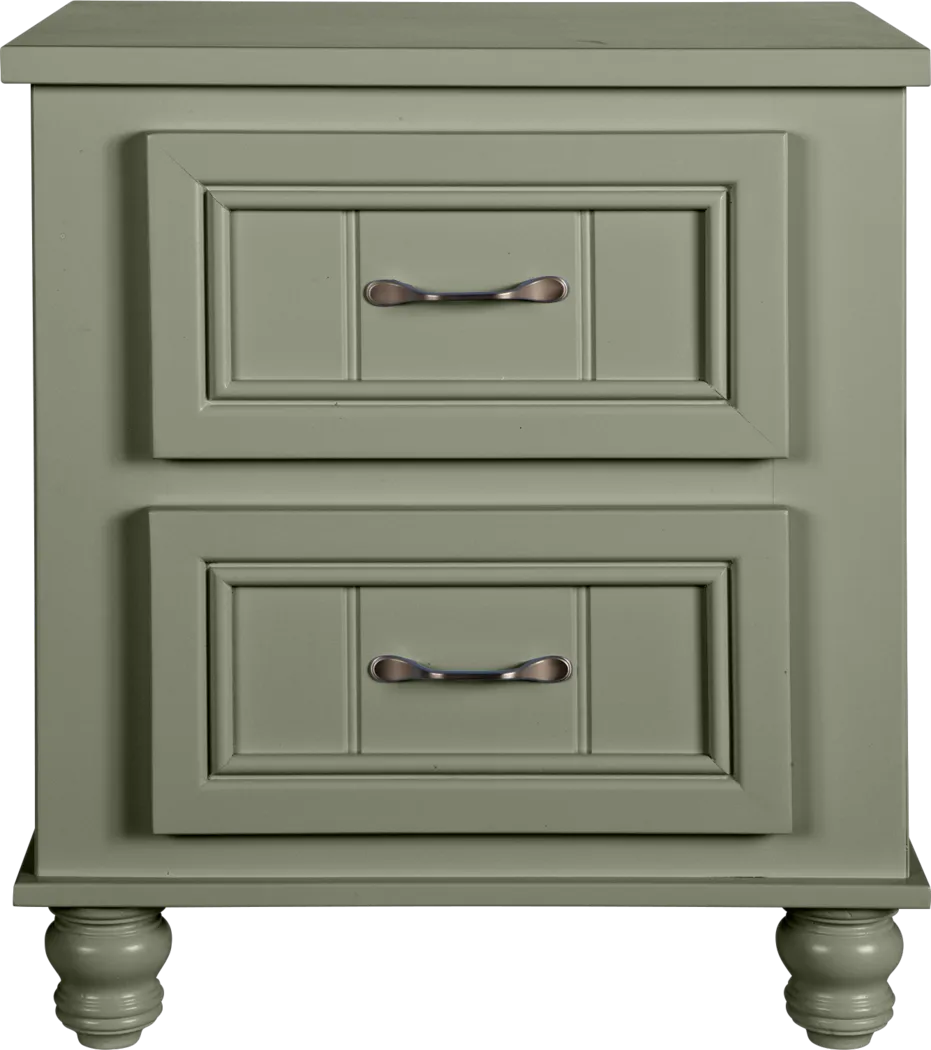 Cottage Colors Green Nightstand - Thumbnail - Image 1