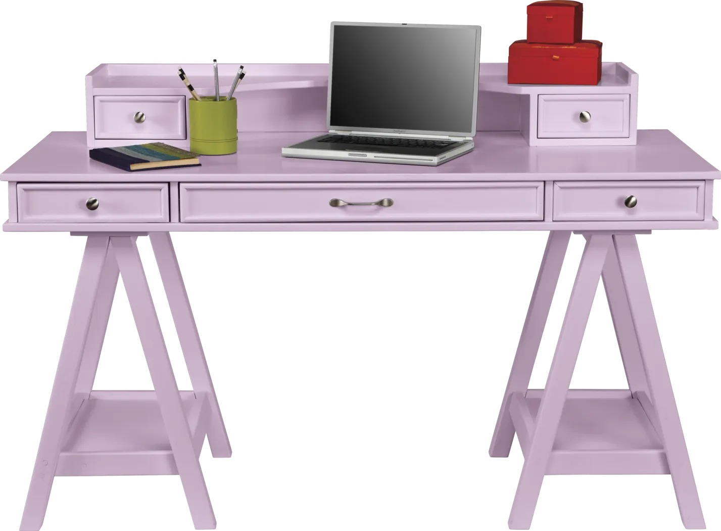 Cottage Colors Lilac Desk & Hutch - Thumbnail - Image 1