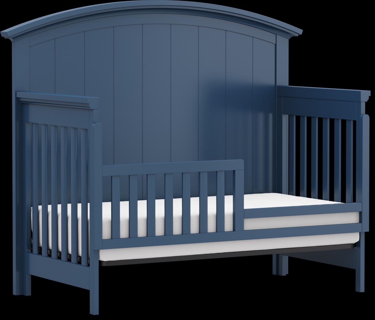 Kids Cottage Colors Navy Convertible Crib - Thumbnail - Image 4