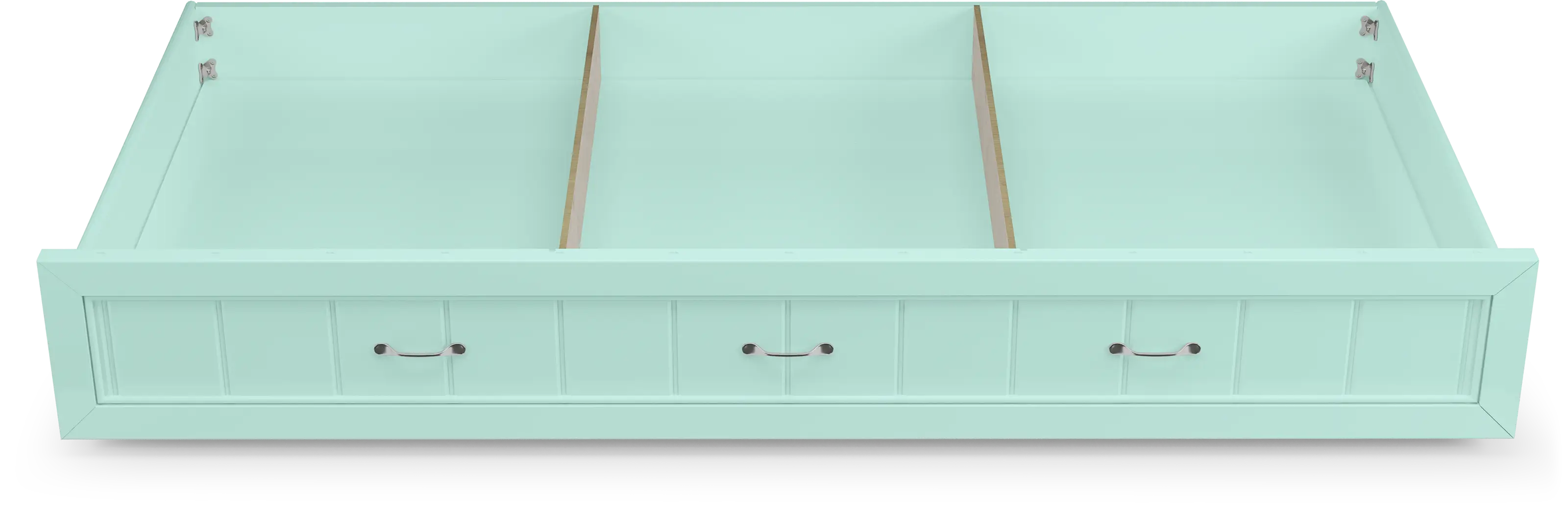 Kids Cottage Colors Turquoise Twin Storage Trundle - Thumbnail - Image 3