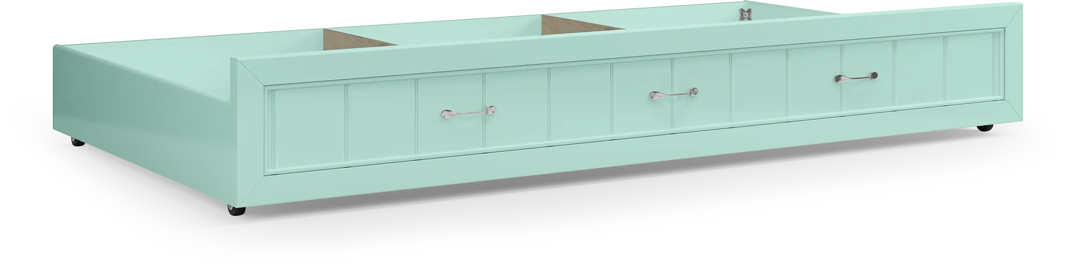 Kids Cottage Colors Turquoise Twin Storage Trundle - Thumbnail - Image 1