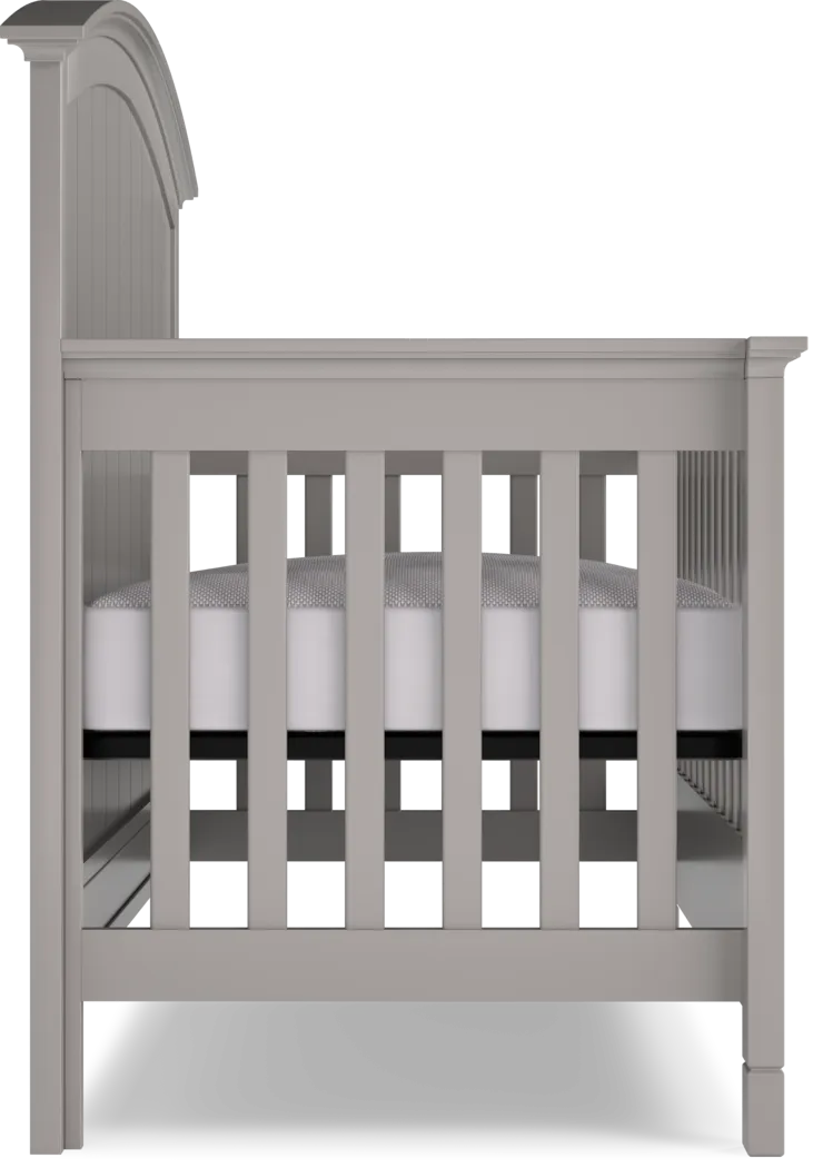 Kids Cottage Colors Gray Nursery with Toddler Rail - Thumbnail - Image 4