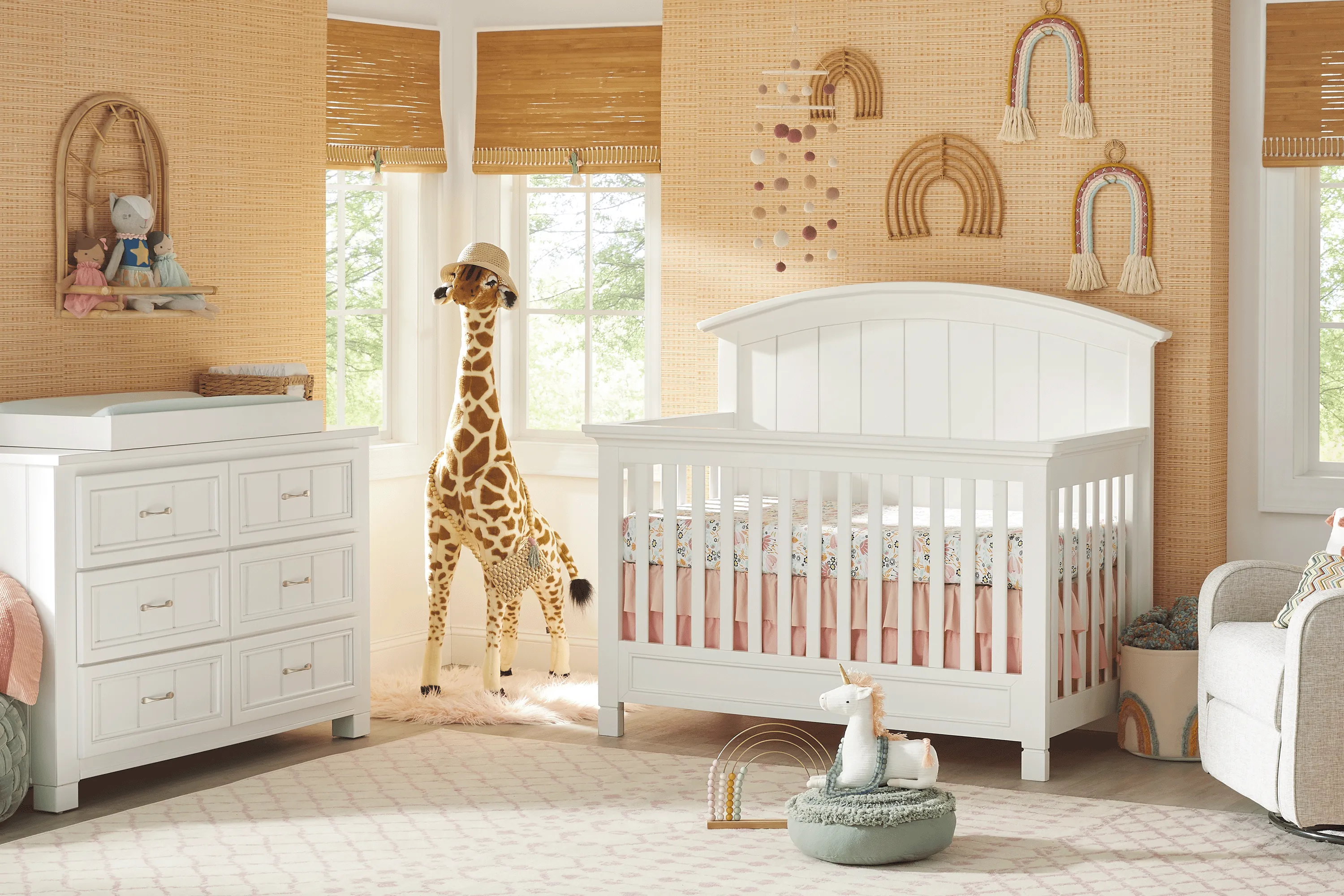 Cottage Colors Willow White Dresser with Changing Tray and Pad - Thumbnail - Image 2