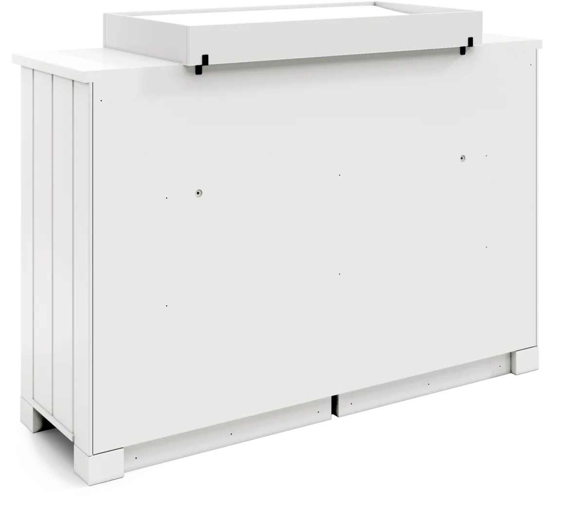 Cottage Colors Willow White 5 Pc Nursery with Toddler Rail - Thumbnail - Image 5