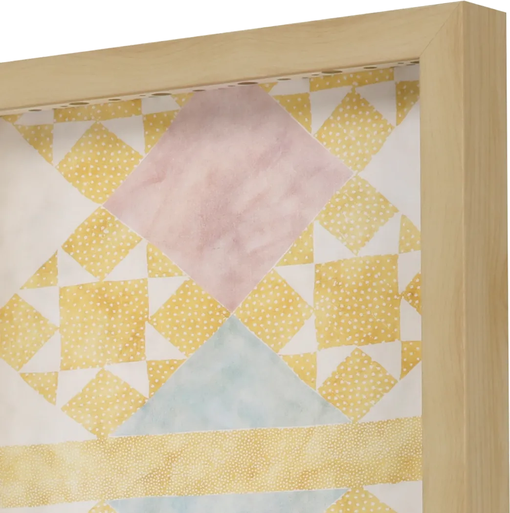 Cottage Style Pink Framed Artwork, Set of 4 - Thumbnail - Image 4