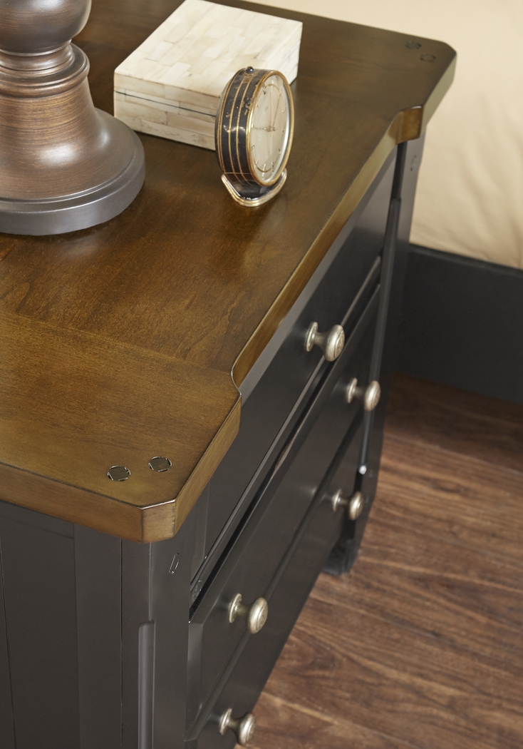 Cottage Town Black Nightstand - Thumbnail - Image 2