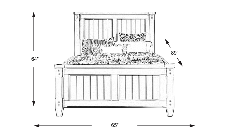 Dimension Image. Please refer to the Dimension Tab on this page for dimension details.