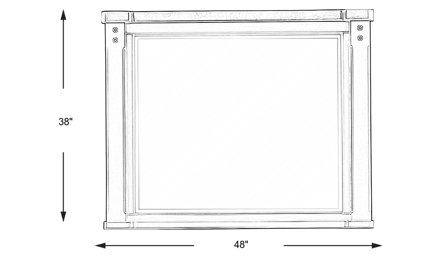 Dimension Image. Please refer to the Dimension Tab on this page for dimension details.