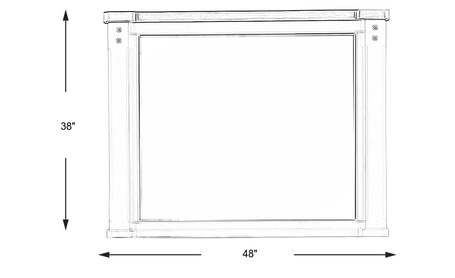 Dimension Image. Please refer to the Dimension Tab on this page for dimension details.