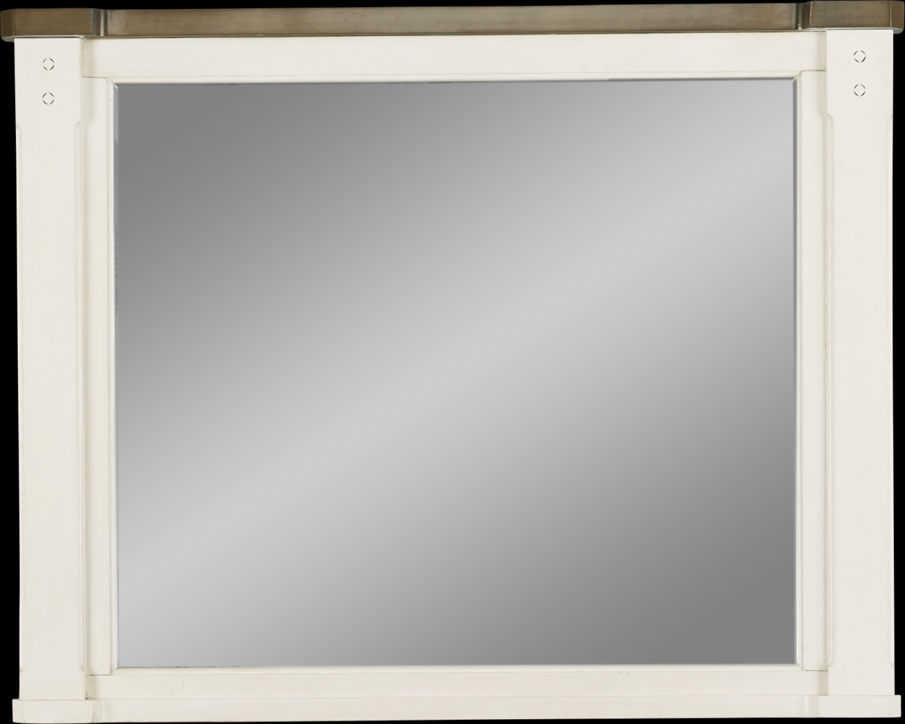 Cottage Town White Mirror - Thumbnail - Image 1