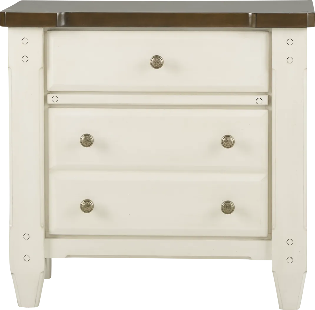 Cottage Town White 7 Pc King Panel Bedroom - Thumbnail - Image 6