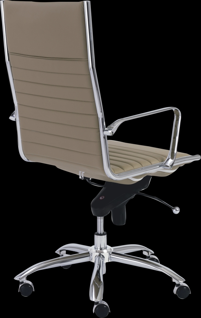 Cottesmore I Taupe Office Chair - Thumbnail - Image 4